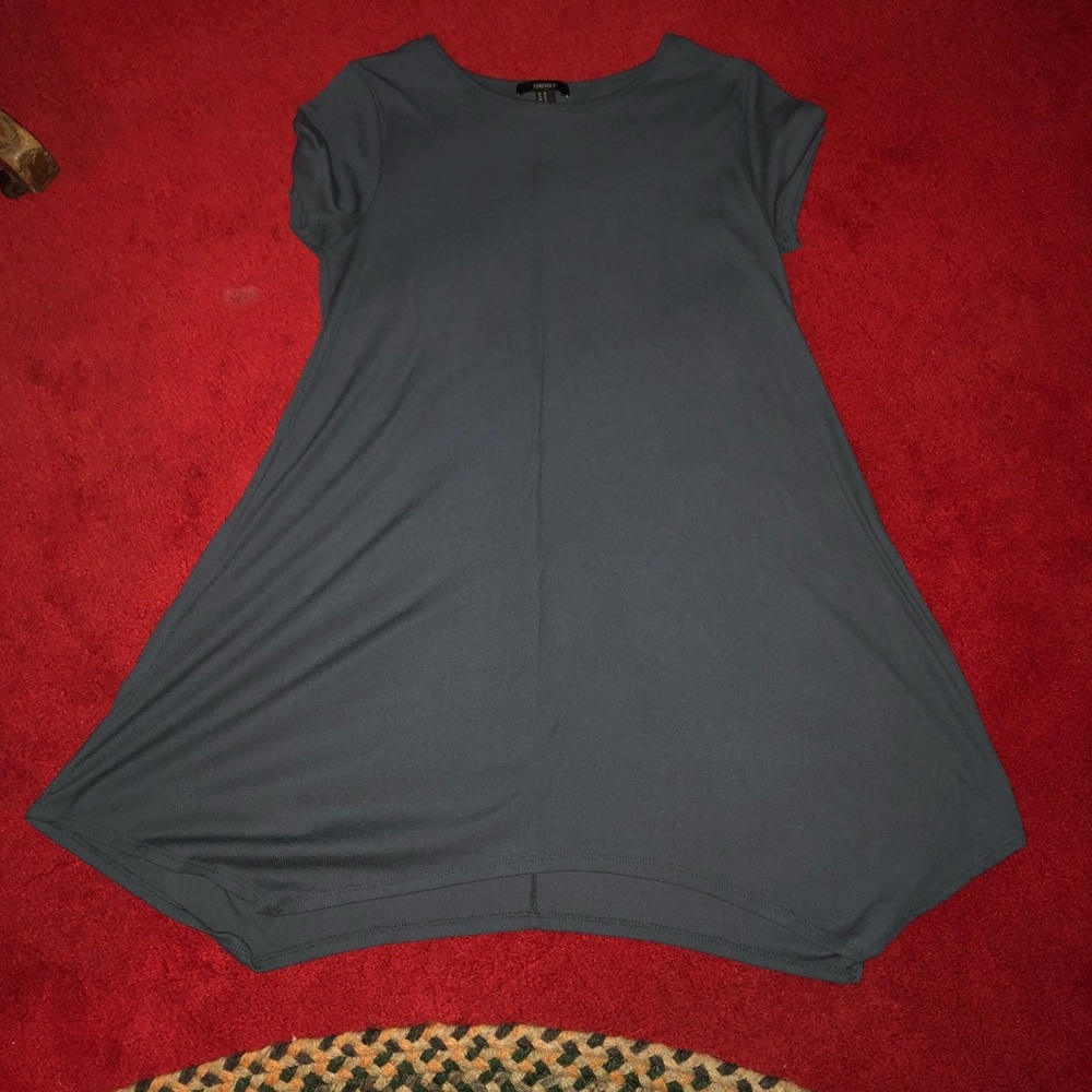 Gray Mini Dress